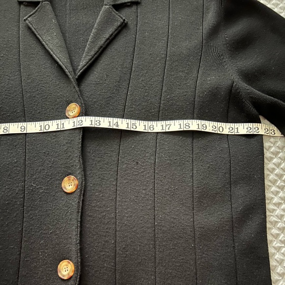 Talbots Long Sleeve Button Down Front Sweater - Picture 8 of 9